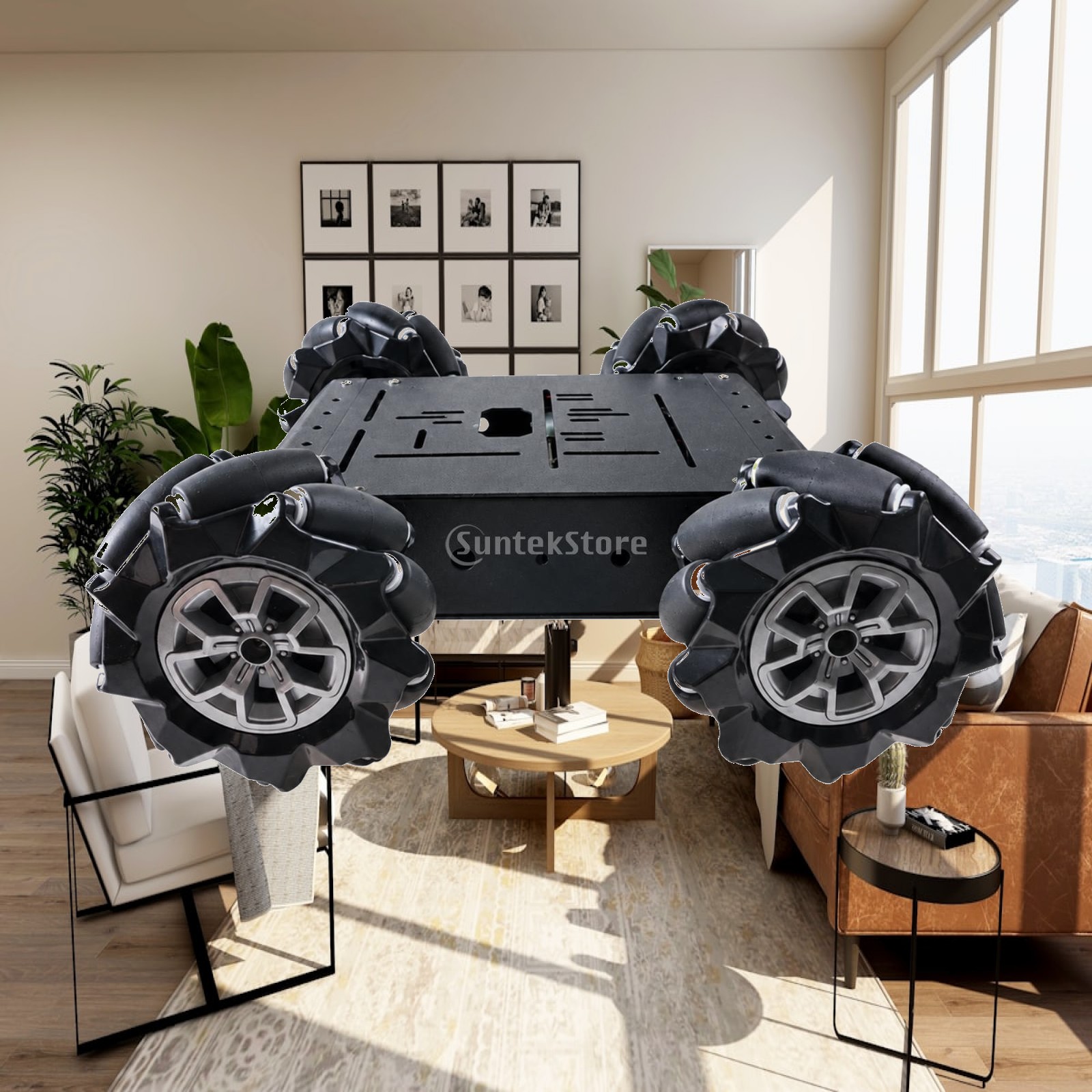Robot Chassis - Multidirectional RC Car Chassis Frame with