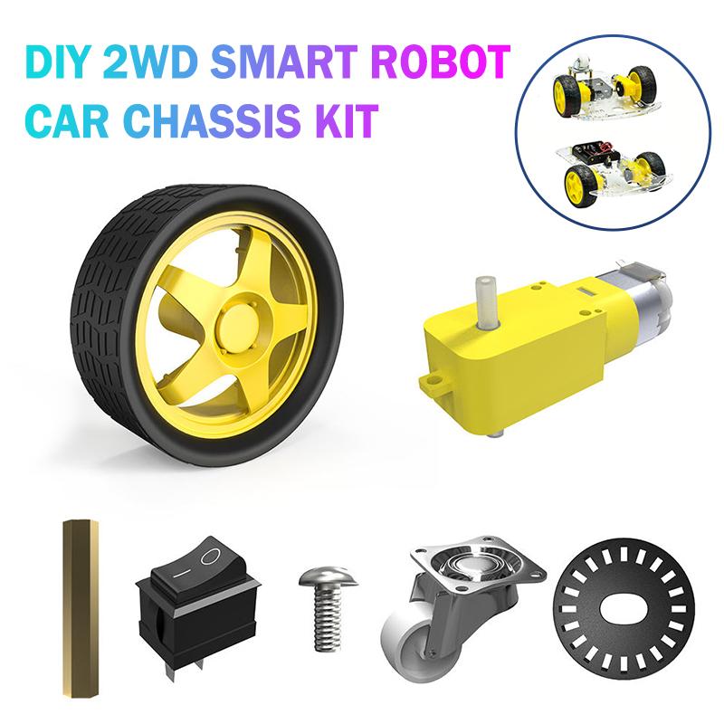 Line Follower Robot - 1 Set 2WD Low Cost Version