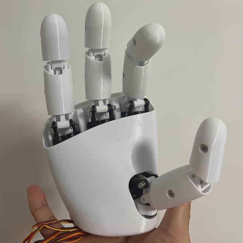 Robot Gripper - AmazingHand 8 DOF Robot Hand 3D