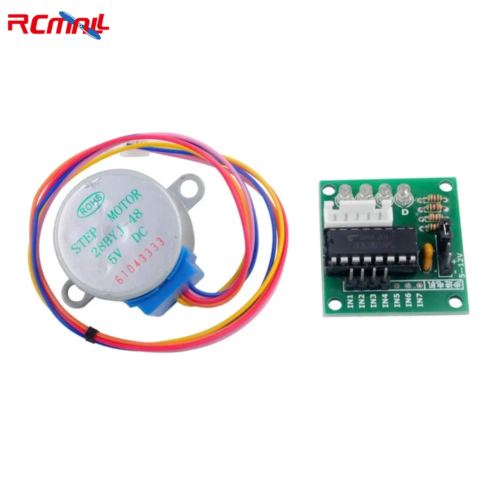 28BYJ-48  4 Phase DC Gear Step - đánh giá và giá Uln2003 Driver