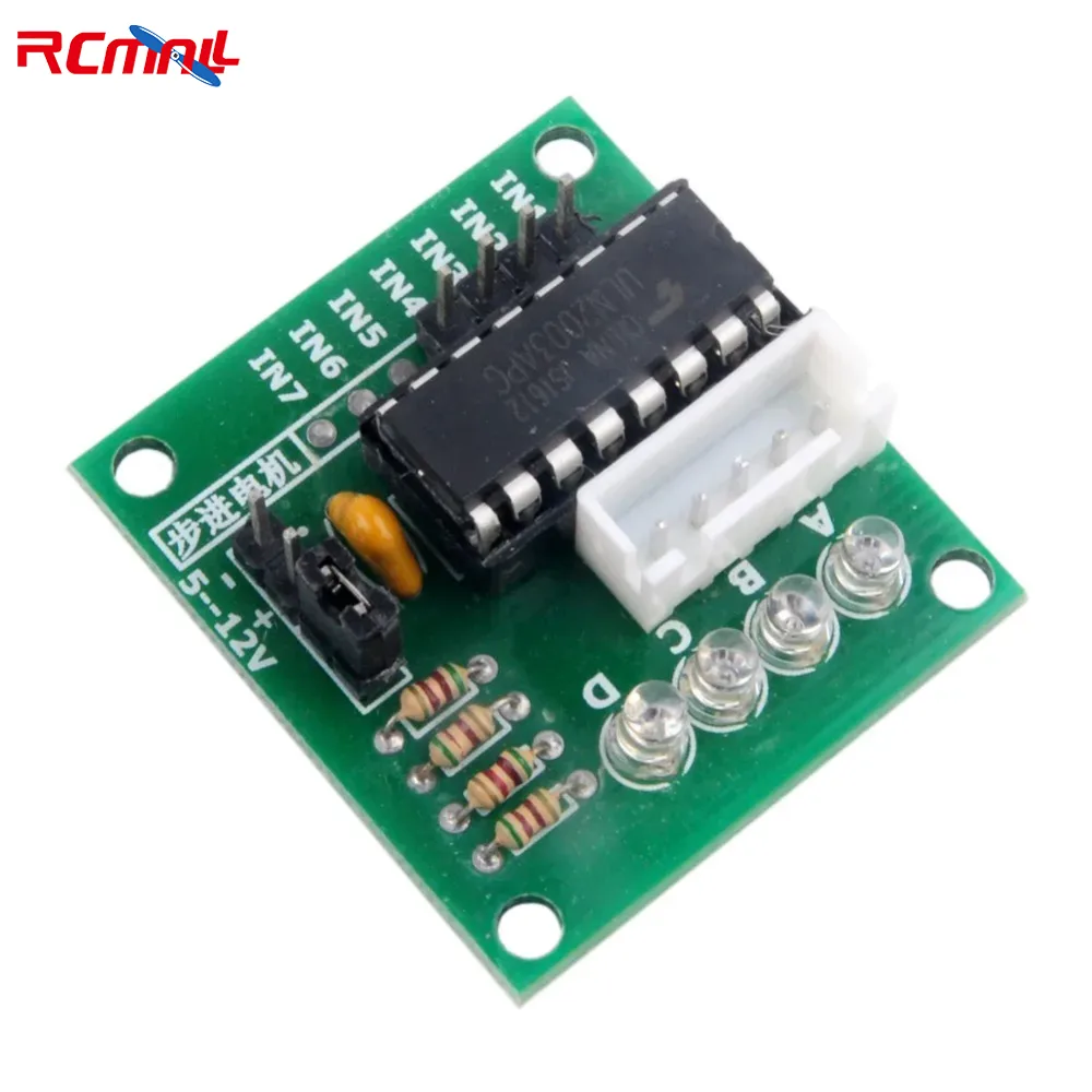 28BYJ-48  4 Phase DC Gear Step - đánh giá và giá Uln2003 Driver