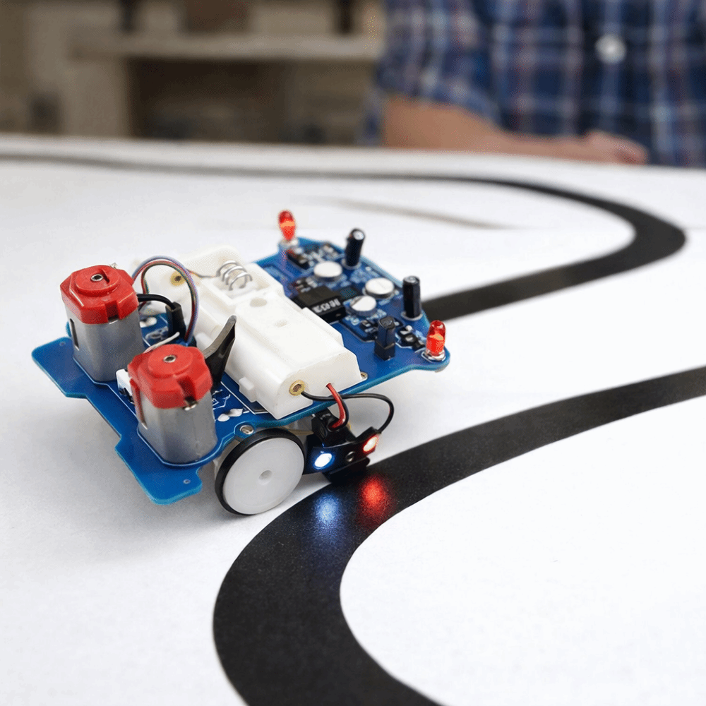 Intelligent Tracking D2-5 Inte - đánh giá và giá Line Follower Robot
