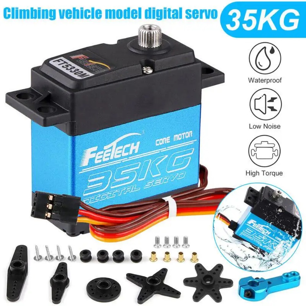 FEETECH FT5330M 35KG Digital S - đánh giá và giá Robot Arm Metal
