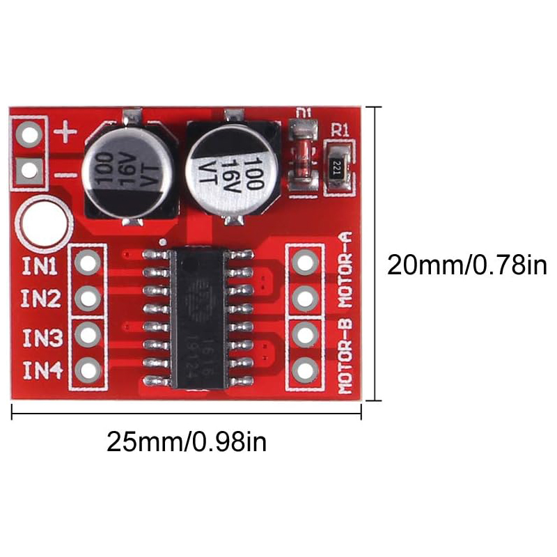10PCS L298N Mini DC Motor Driv - đánh giá và giá L298N Module