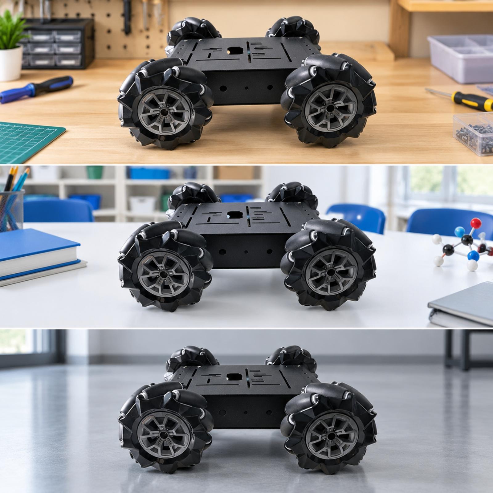 Multidirectional RC Car Chassi - đánh giá và giá Robot Chassis
