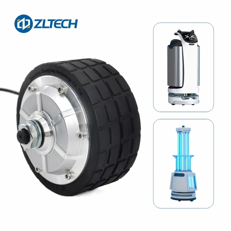 4.5 Inch DC 24V 200W 150kg Loa - đánh giá và giá Robot Wheel