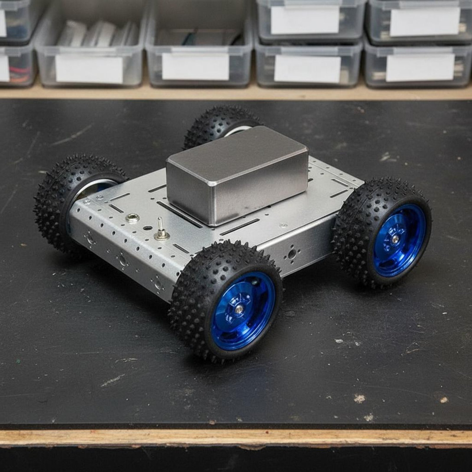 4WD Smart Car Chassis 1.5KG Lo - đánh giá và giá Robot Chassis
