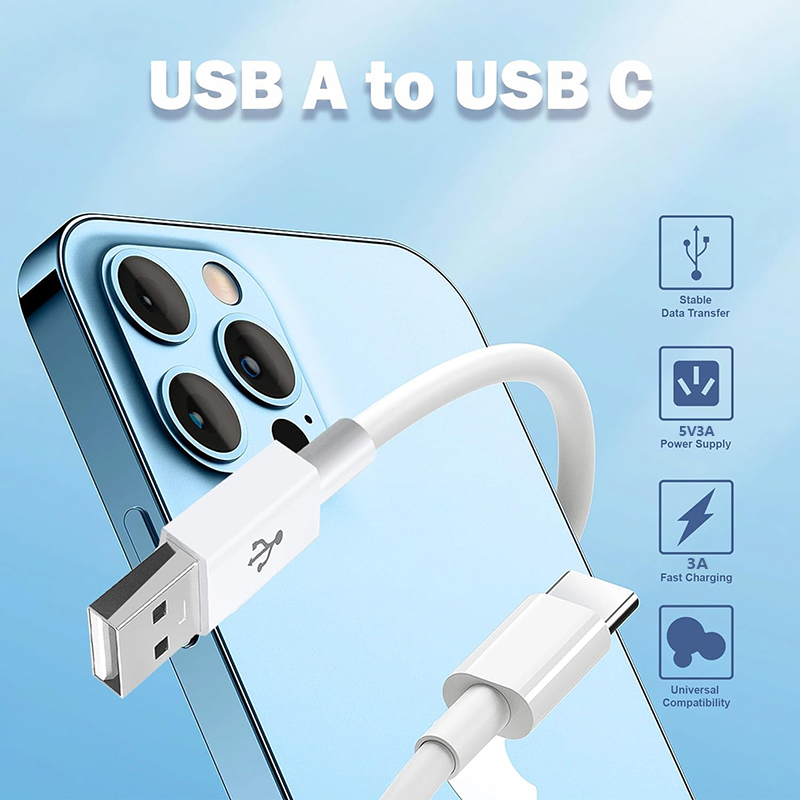 USB A to Type C Cable 3A Fast  - đánh giá và giá Line Follower Robot