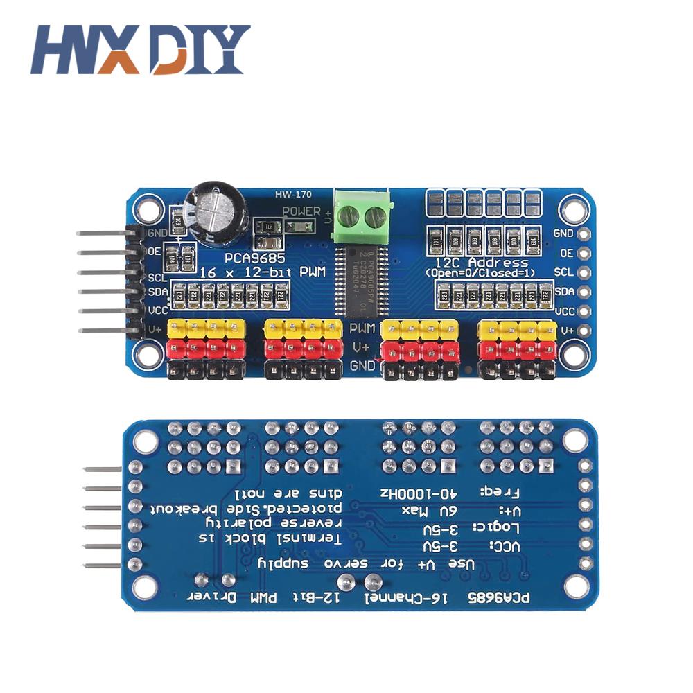 1-5pcs PCA9685 16 Channel 12-b - đánh giá và giá Uln2003 Driver