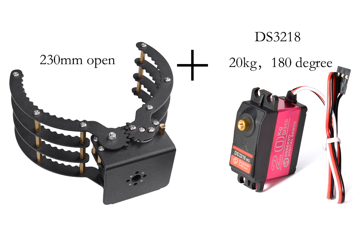 230mm Opening Mechanical Claw  - đánh giá và giá Robot Gripper Claw